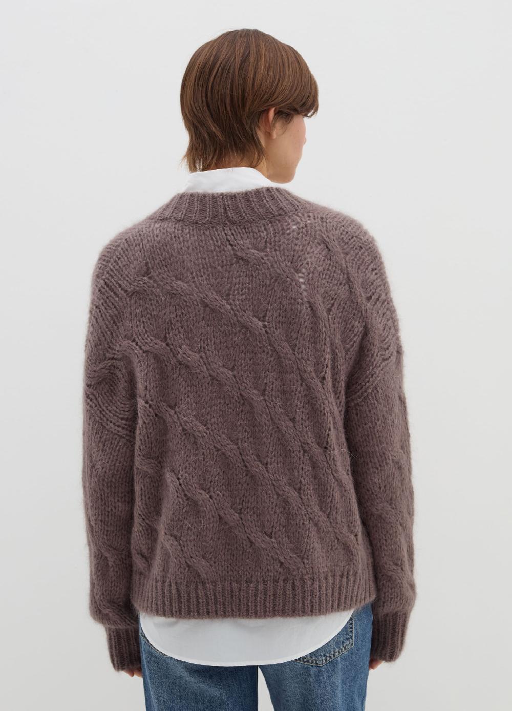 Stefanel Cardigan oversize a treccia con scollo a V Consegna Veloce