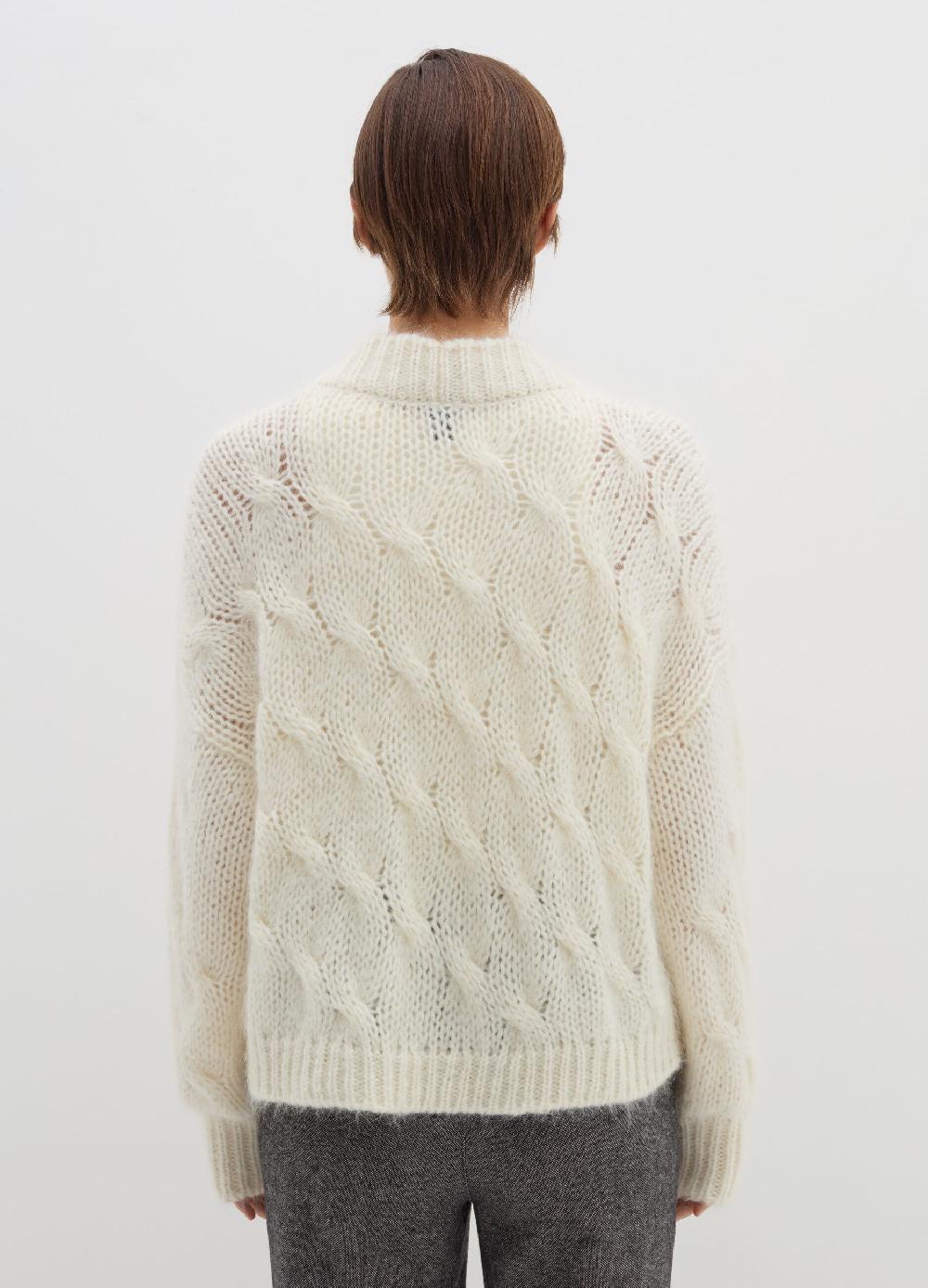 Stefanel Cardigan oversize a treccia con scollo a V Promozione Limitata