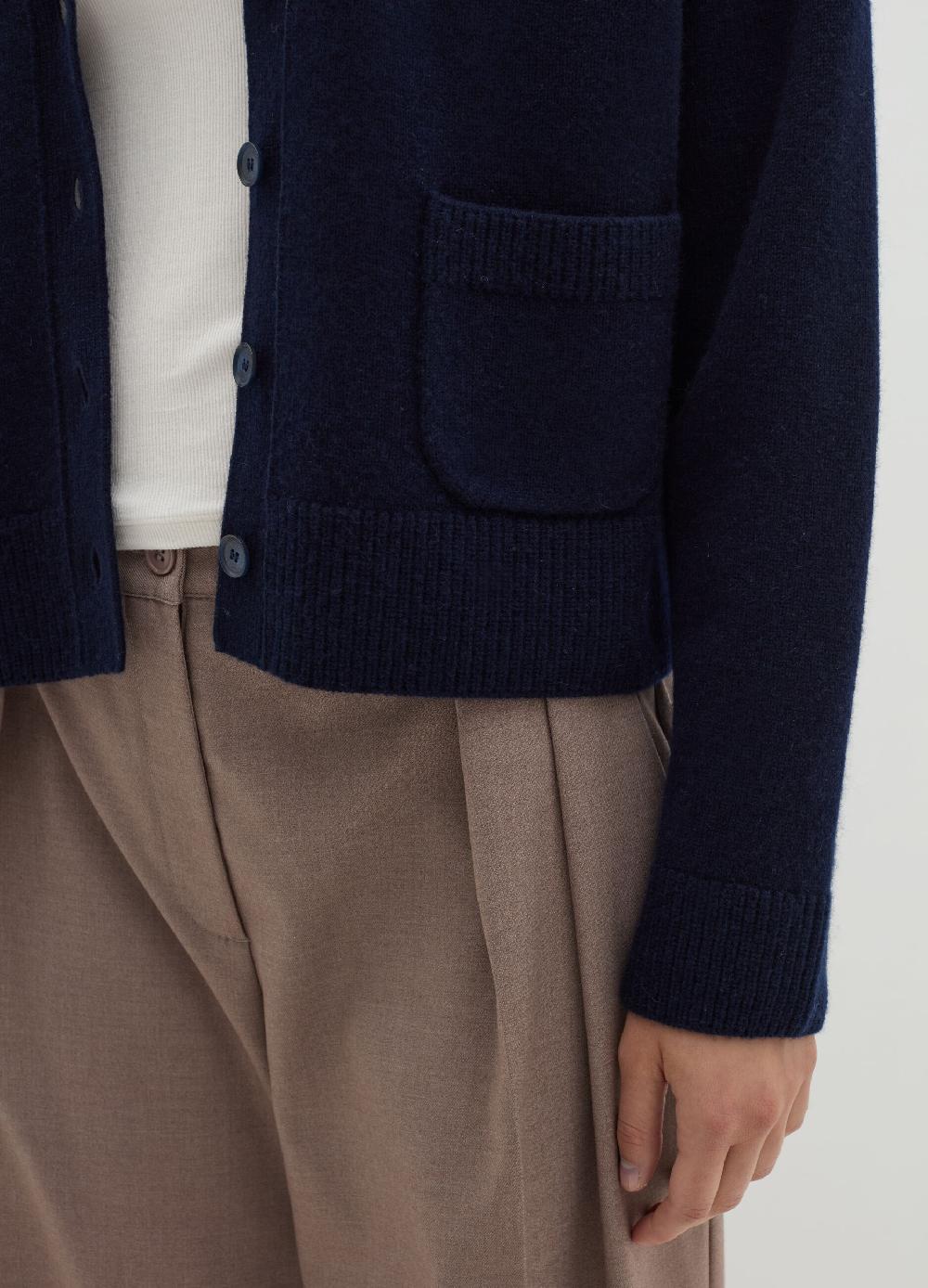 Stefanel Cardigan in lana e cashmere con scollo a V Sottocosto