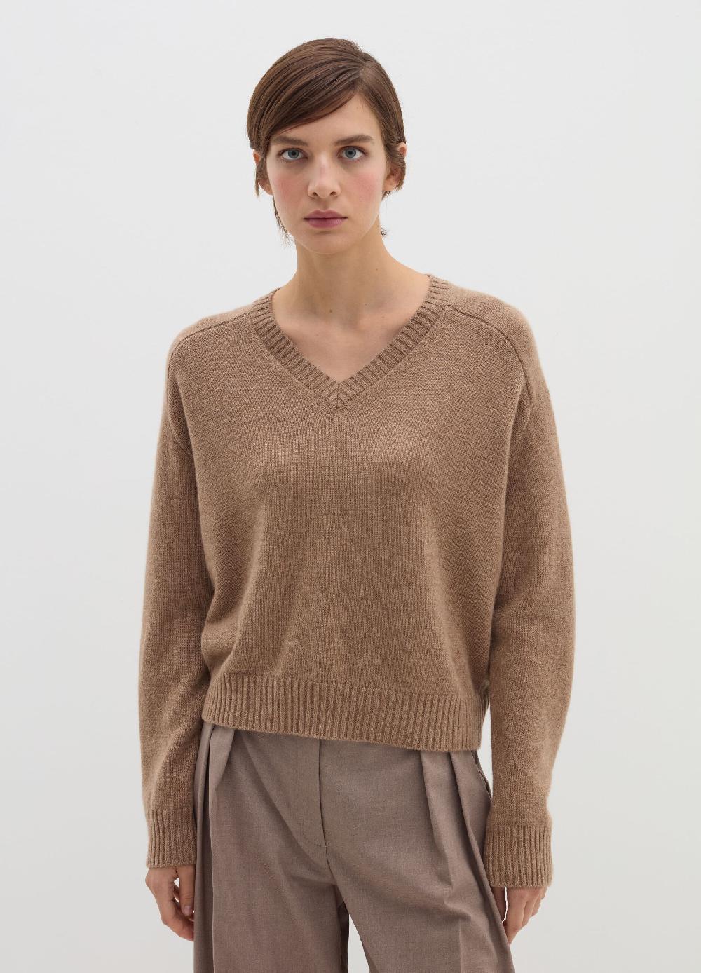 Stefanel Pullover in cashmere con scollo a V Novità