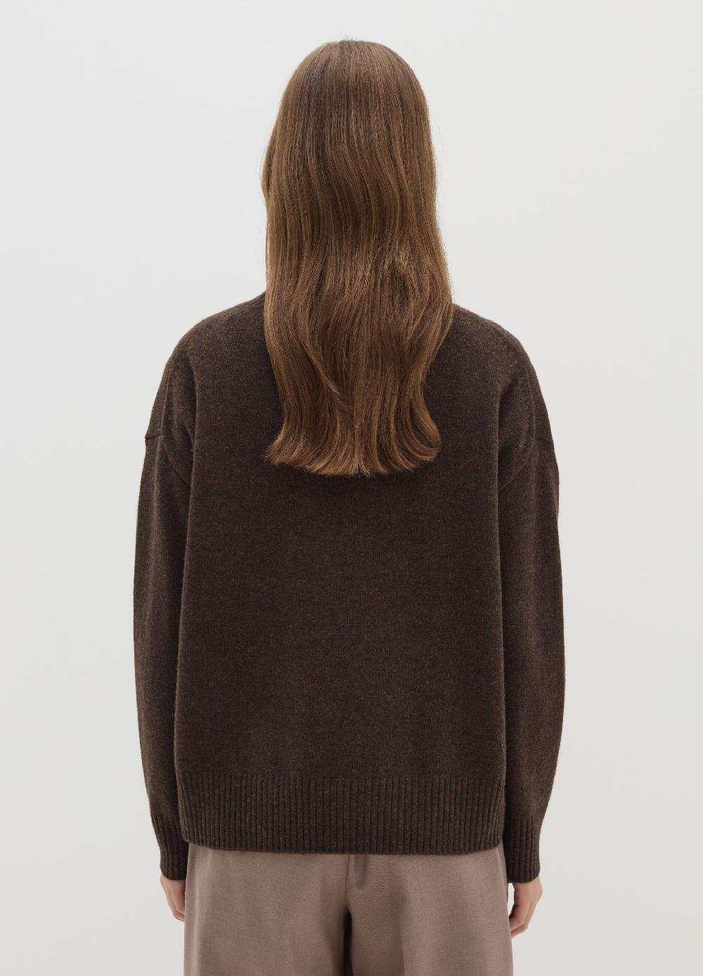 Stefanel Pullover mock neck in lana cardata Outlet