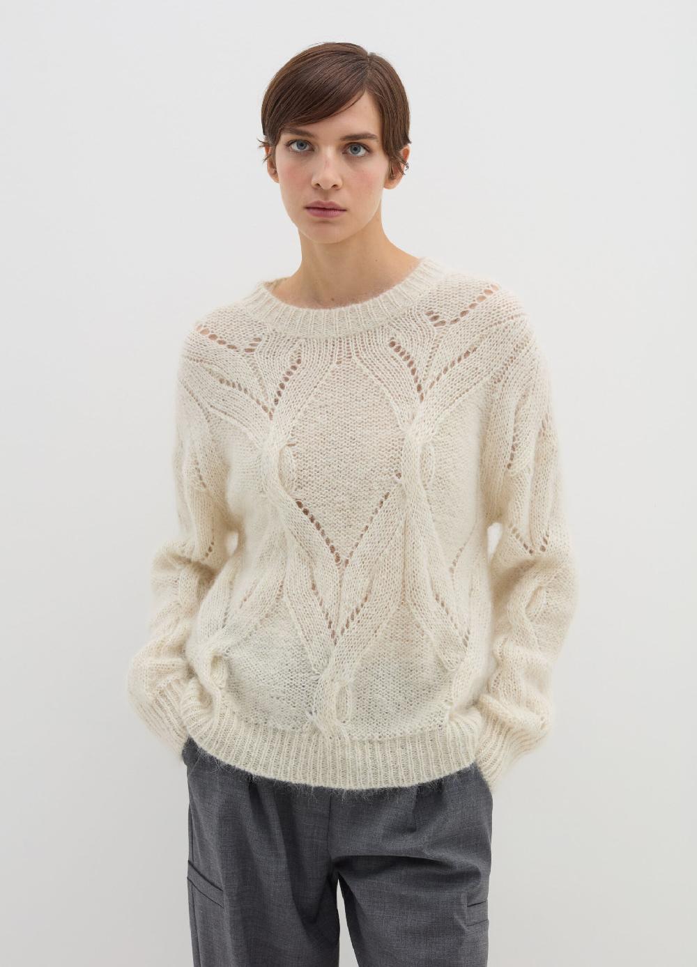 Stefanel Pullover a trecce con lurex Offerte