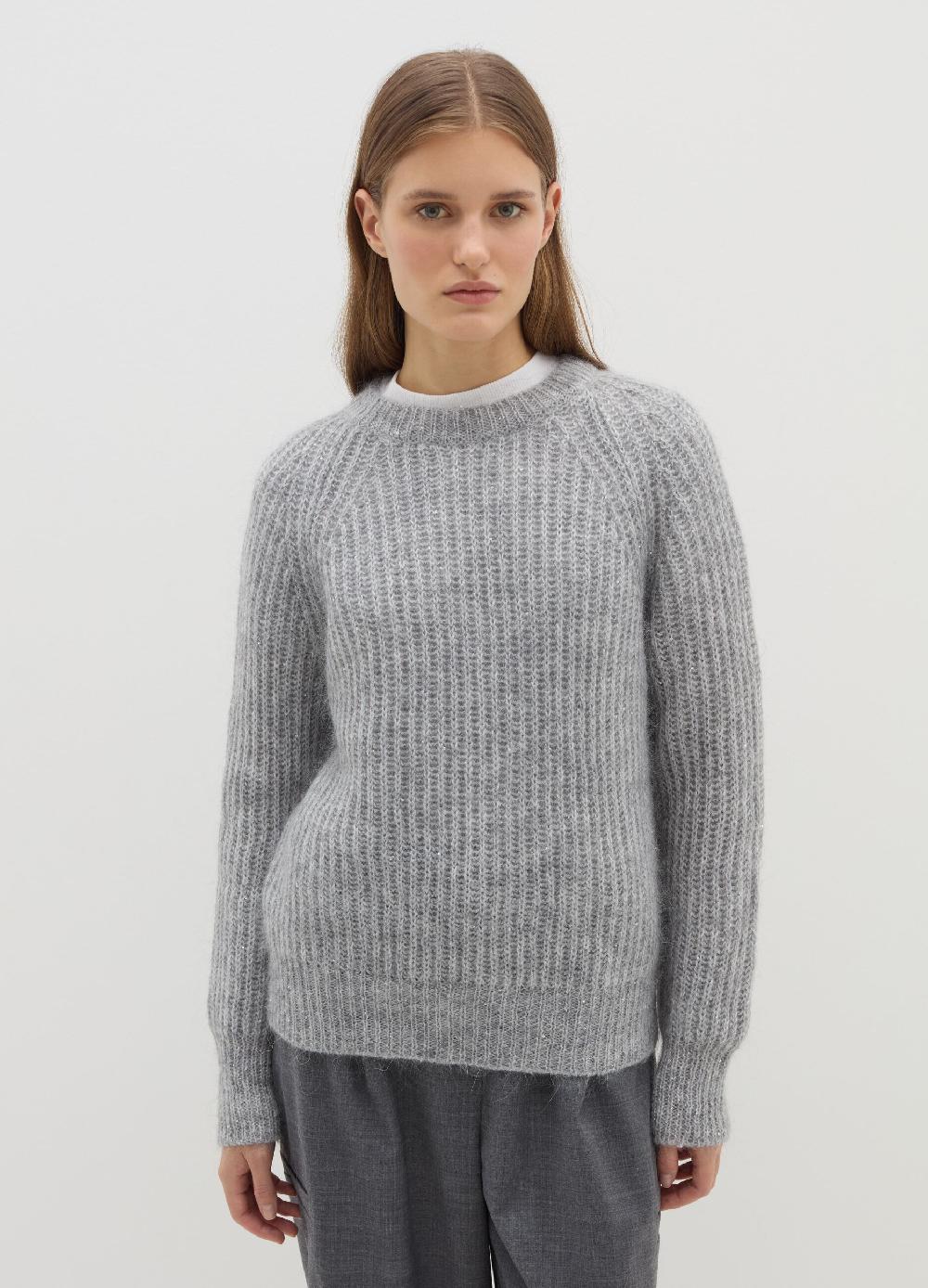 Stefanel Pullover a coste inglesi con micro paillettes Hotsell