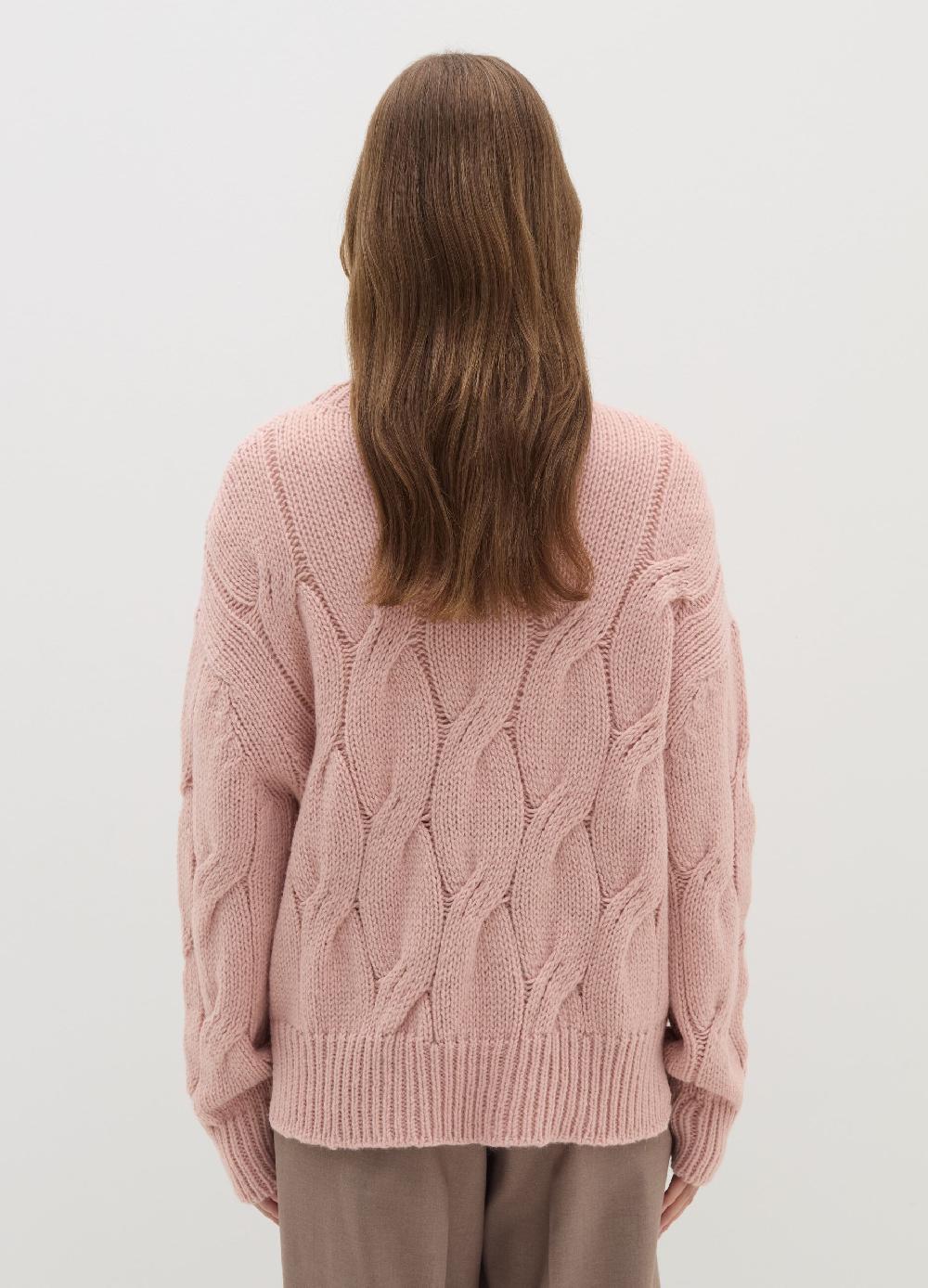 Stefanel Pullover oversize con lavorazione a treccia Saldi Di Fabbrica
