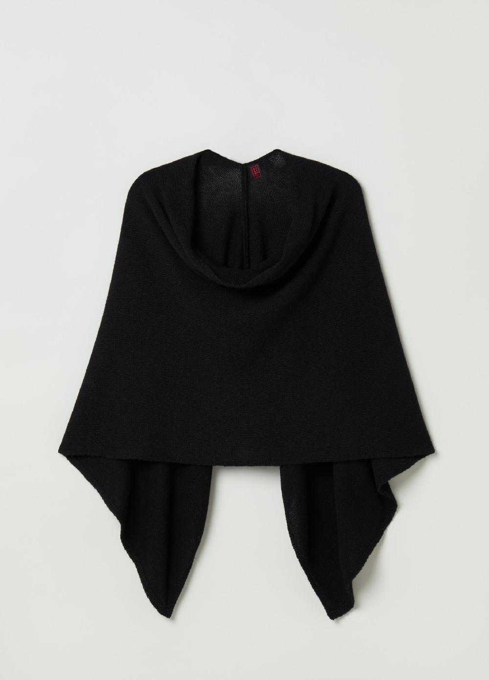 Stefanel Poncho in lana e mohair Sottocosto