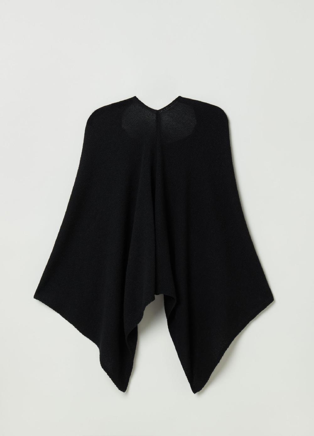 Stefanel Poncho in lana e mohair Sottocosto