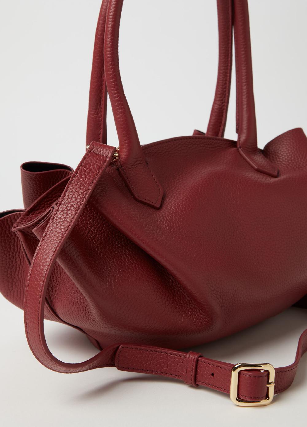 Stefanel Borsa shopper in pelle martellata Negozi Online