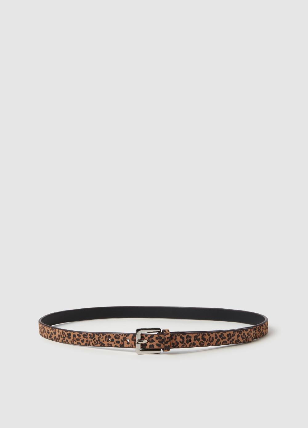 Stefanel Cintura in pelle animalier Promozione Limitata