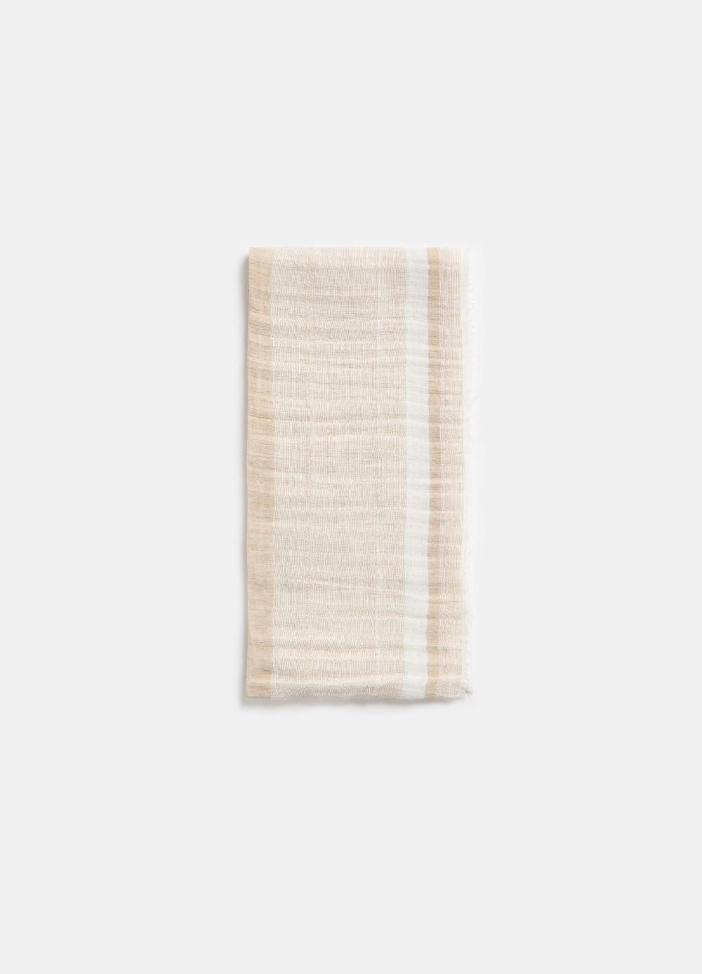 Stefanel Pashmina in lino e modal Prezzo Ridotto