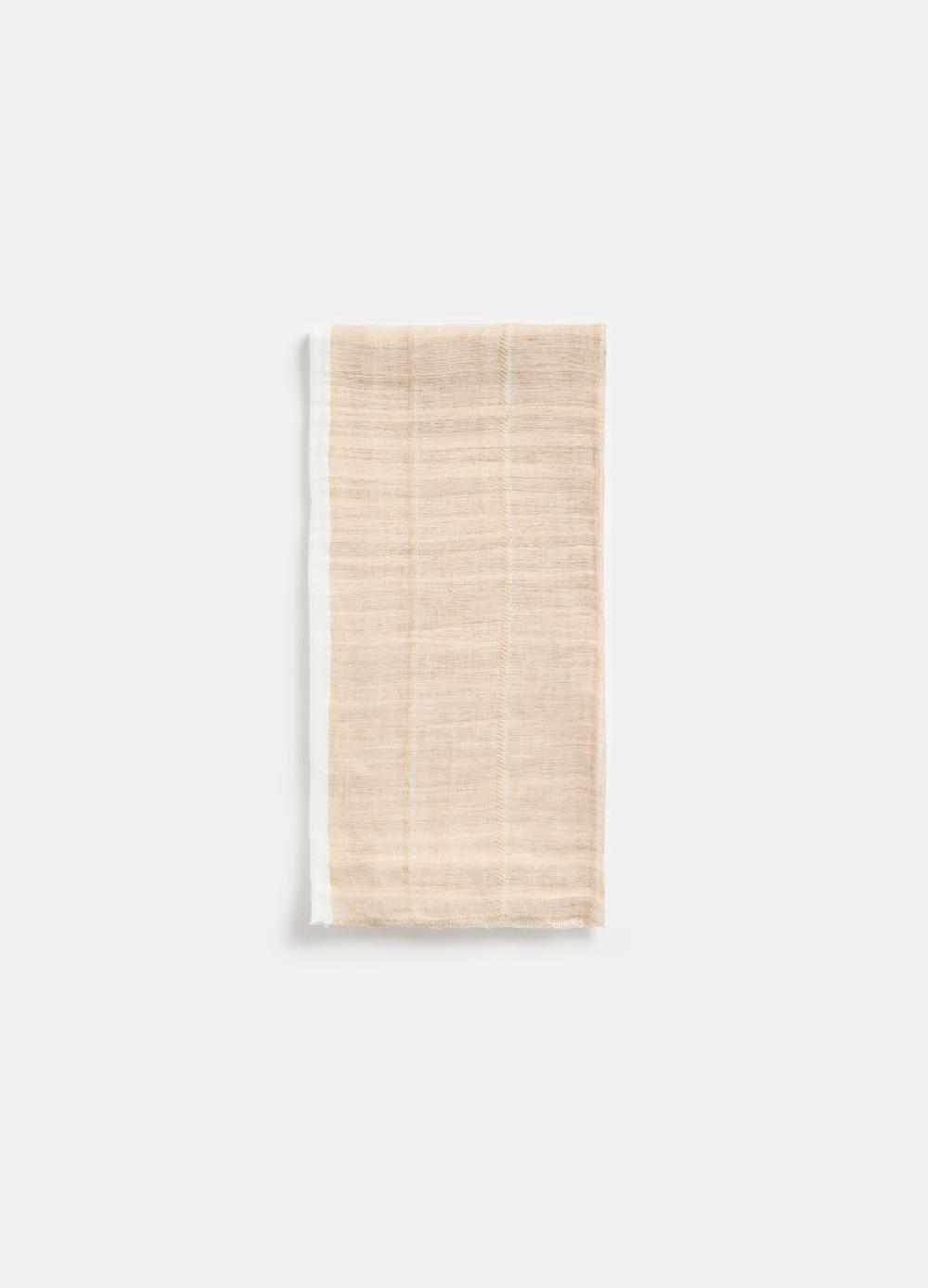 Stefanel Pashmina in lino e modal Prezzo Ridotto