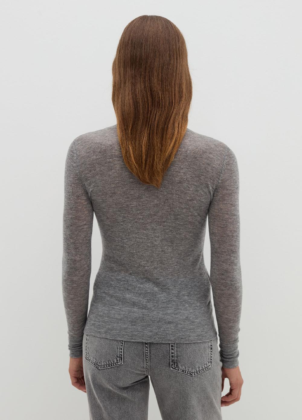 Stefanel T-shirt a collo alto con maniche lunghe Offerta