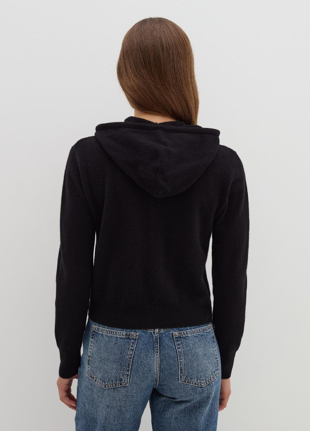 Stefanel Cardigan in lana e cashmere con cappuccio Economico