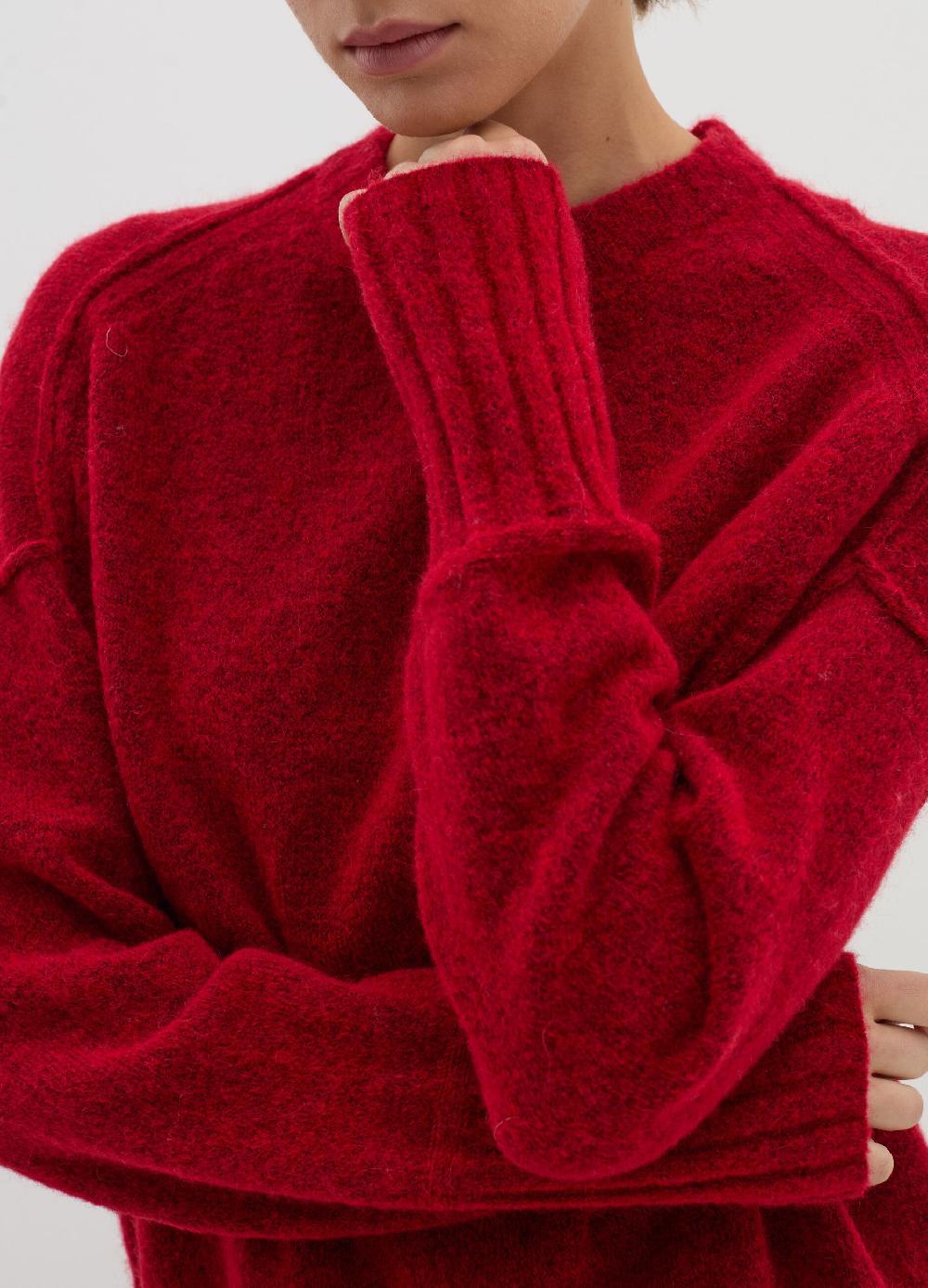 Stefanel Pullover in filato di misto lana e alpaca Nuova