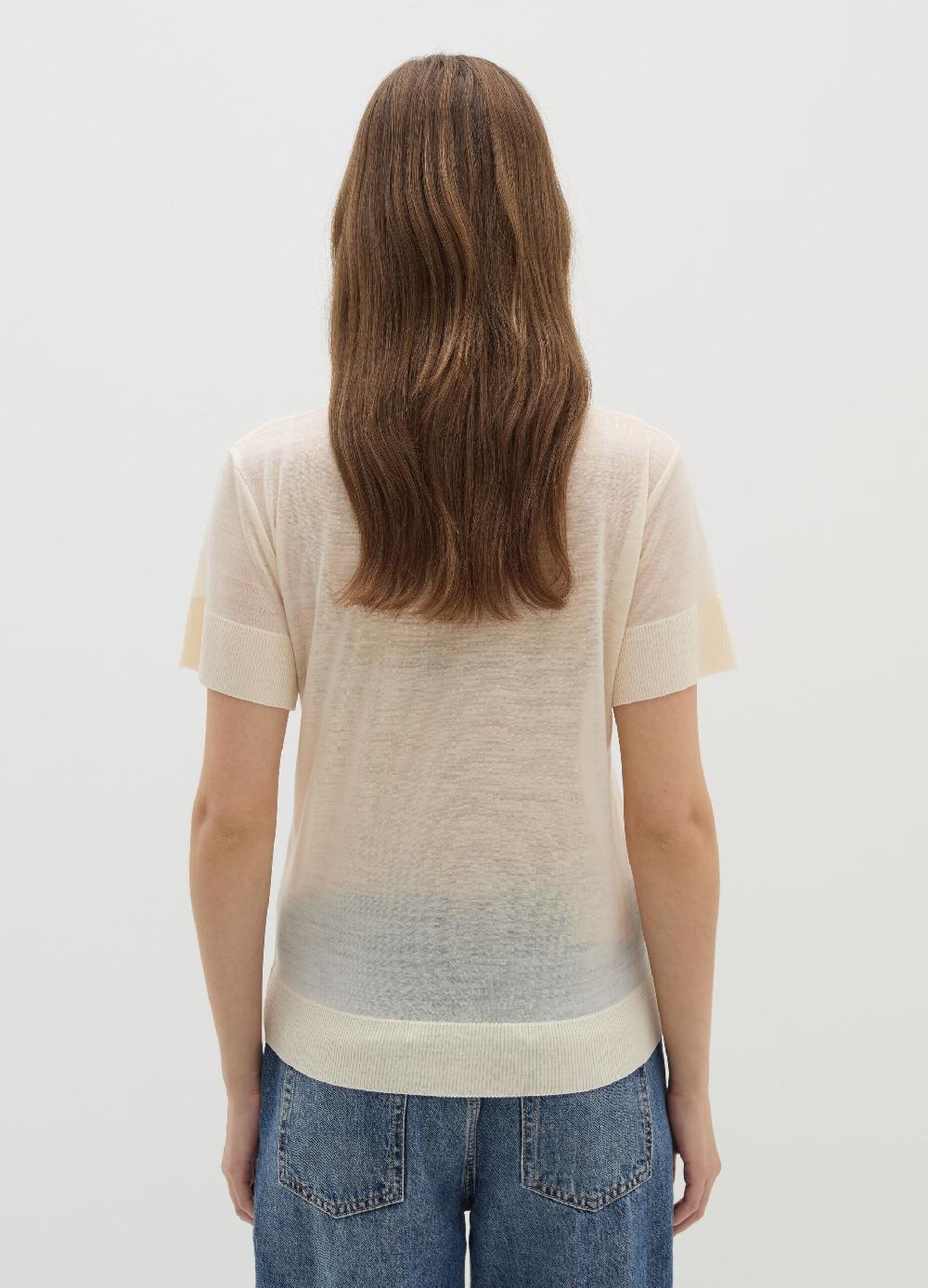 Stefanel T-shirt in lana e Lyocell Moda