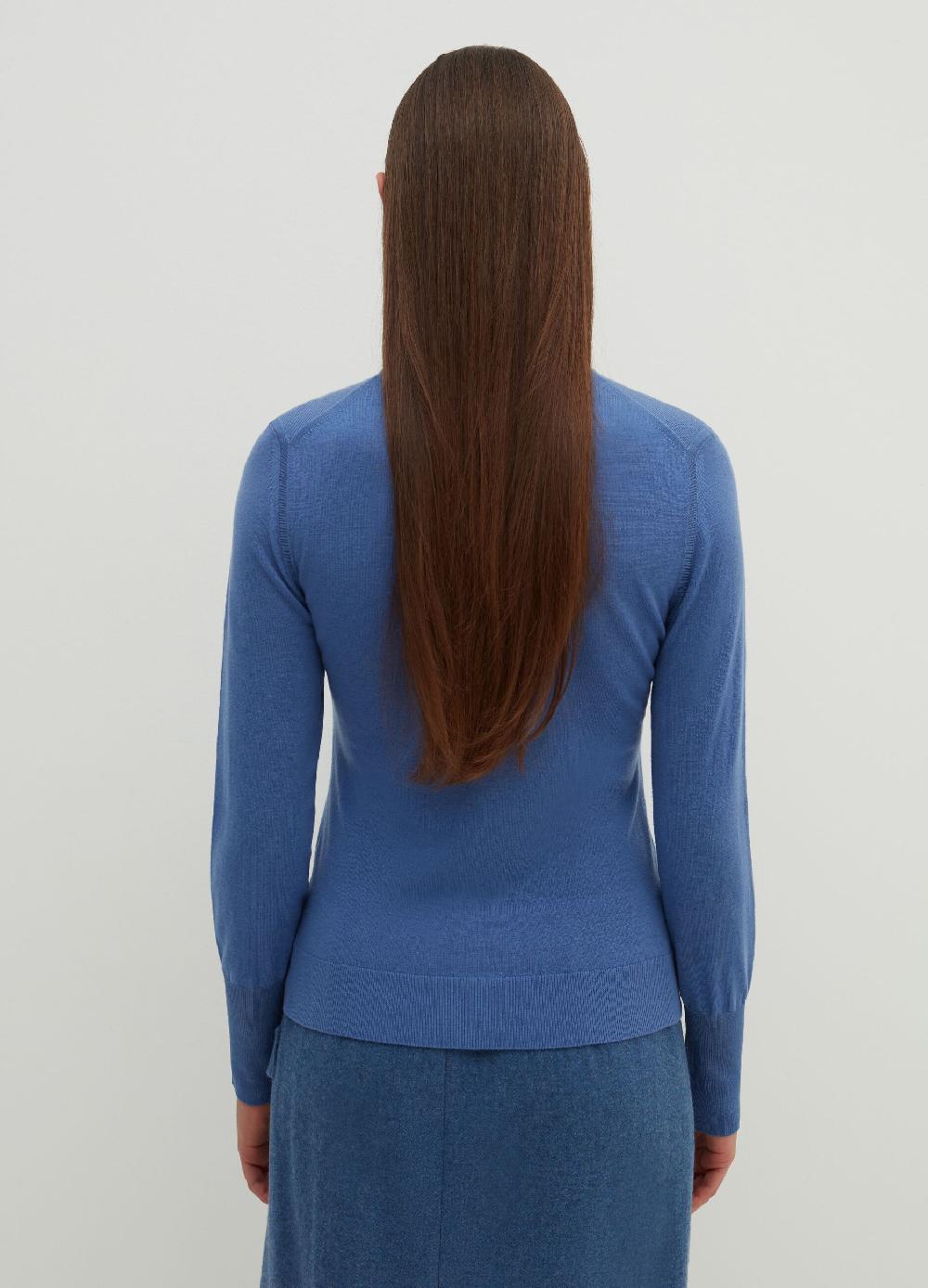 Stefanel Pullover in lana e seta a collo alto Italy