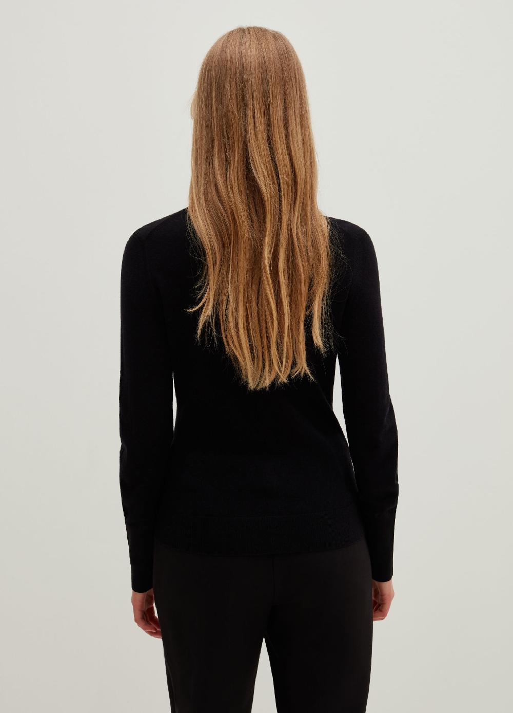 Stefanel Pullover in lana e seta a collo alto Qualità