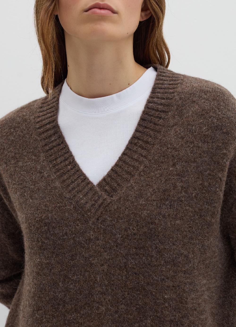 Stefanel Pullover oversize con scollo a V Soddisfazione Garantita