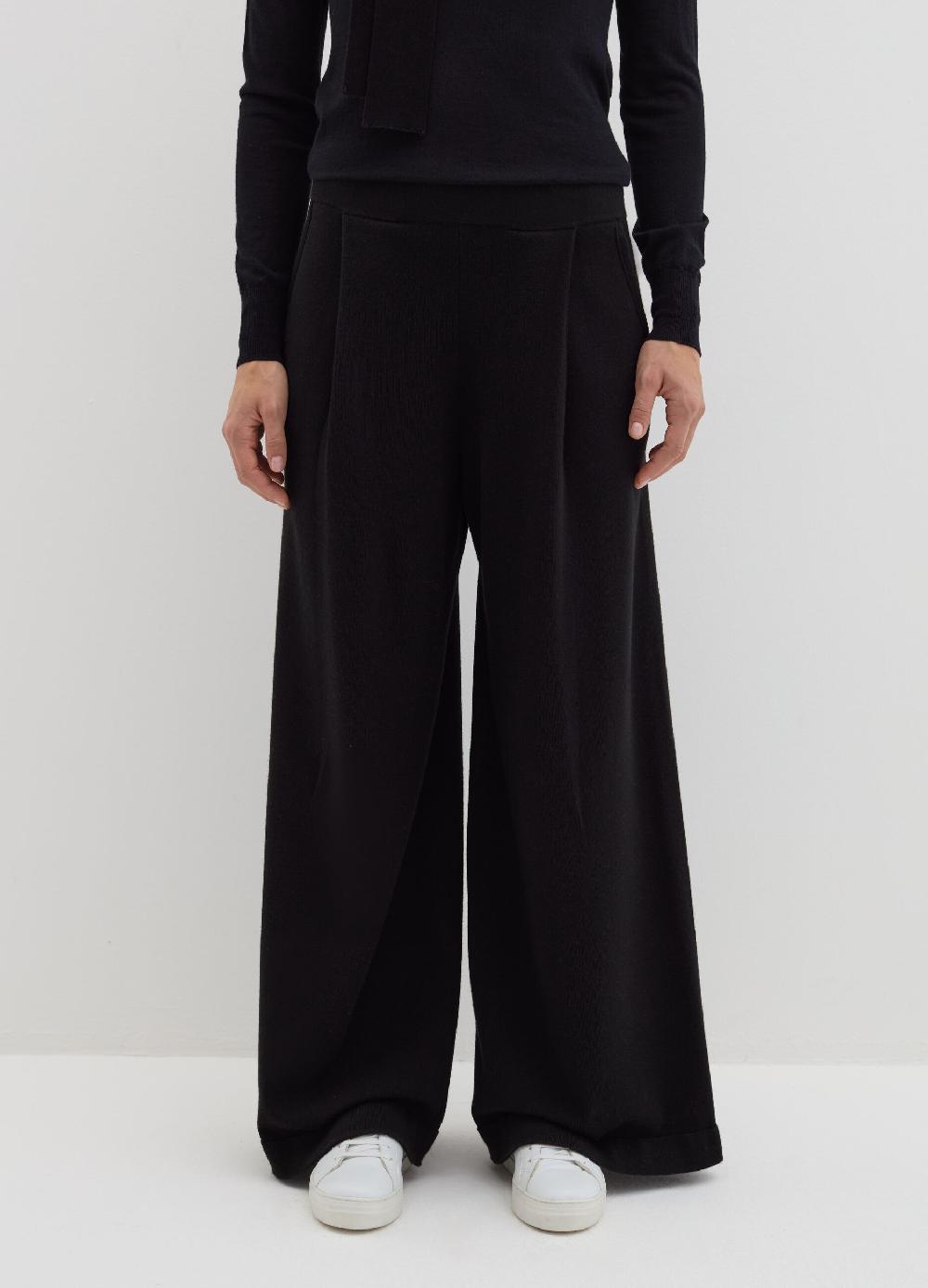 Stefanel Pantalone palazzo con pinces Promozione Limitata