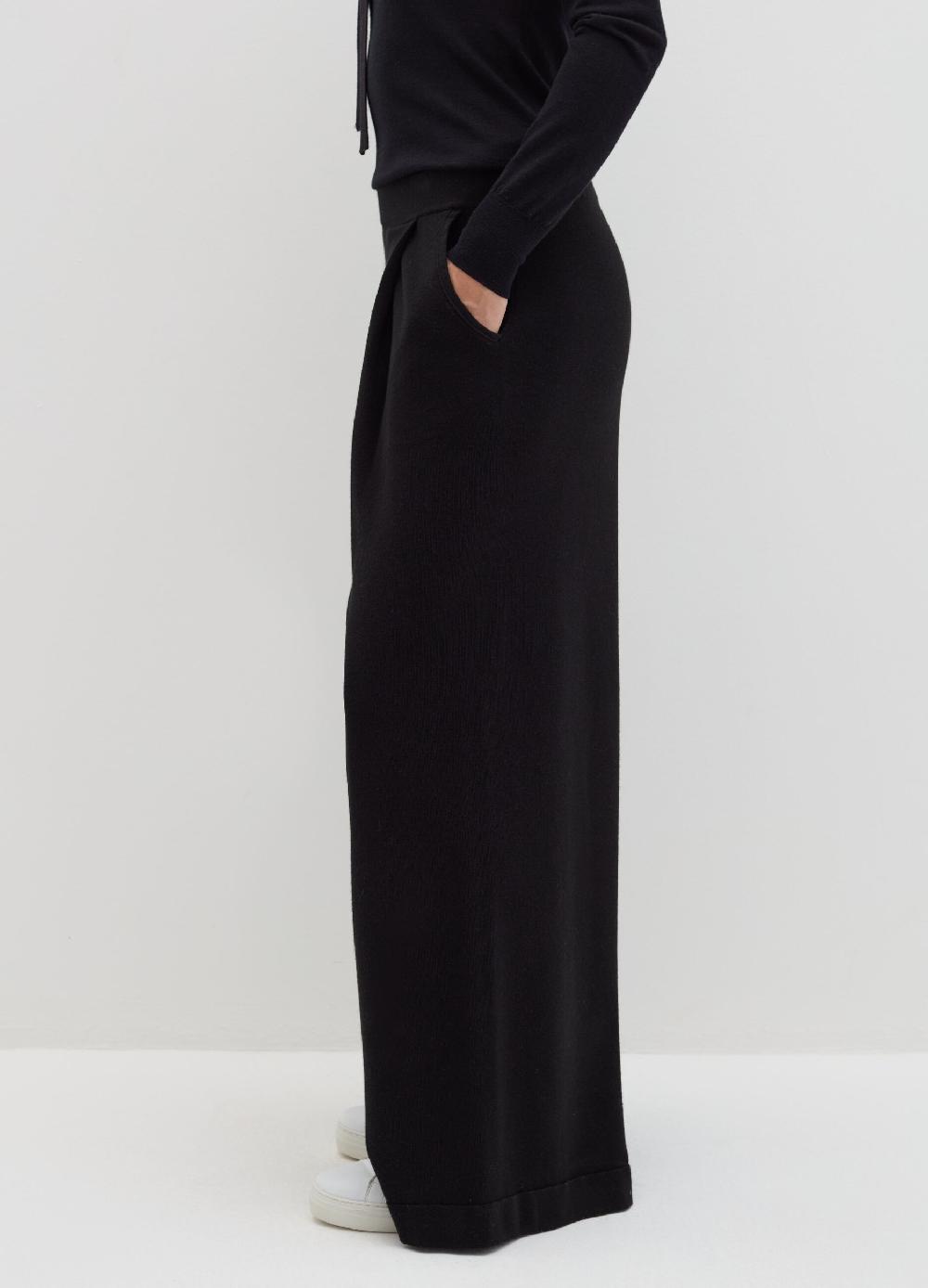 Stefanel Pantalone palazzo con pinces Promozione Limitata