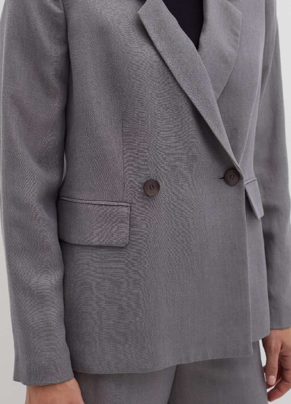 Stefanel Blazer doppiopetto in canapino Economico