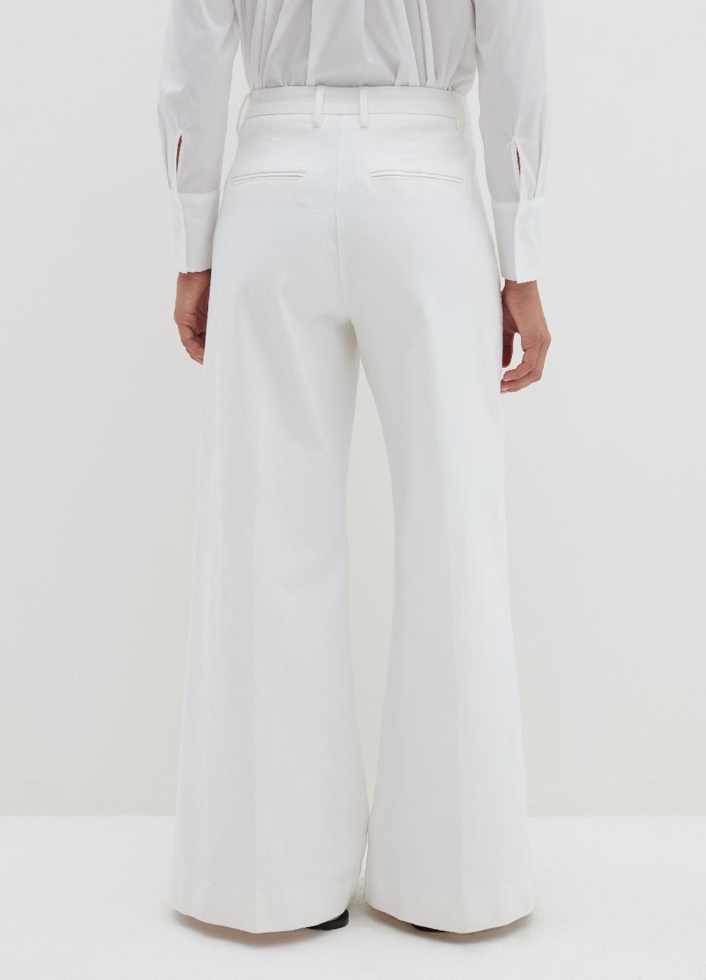 Stefanel Jeans a gamba larga in cotone stretch Vendita Economica