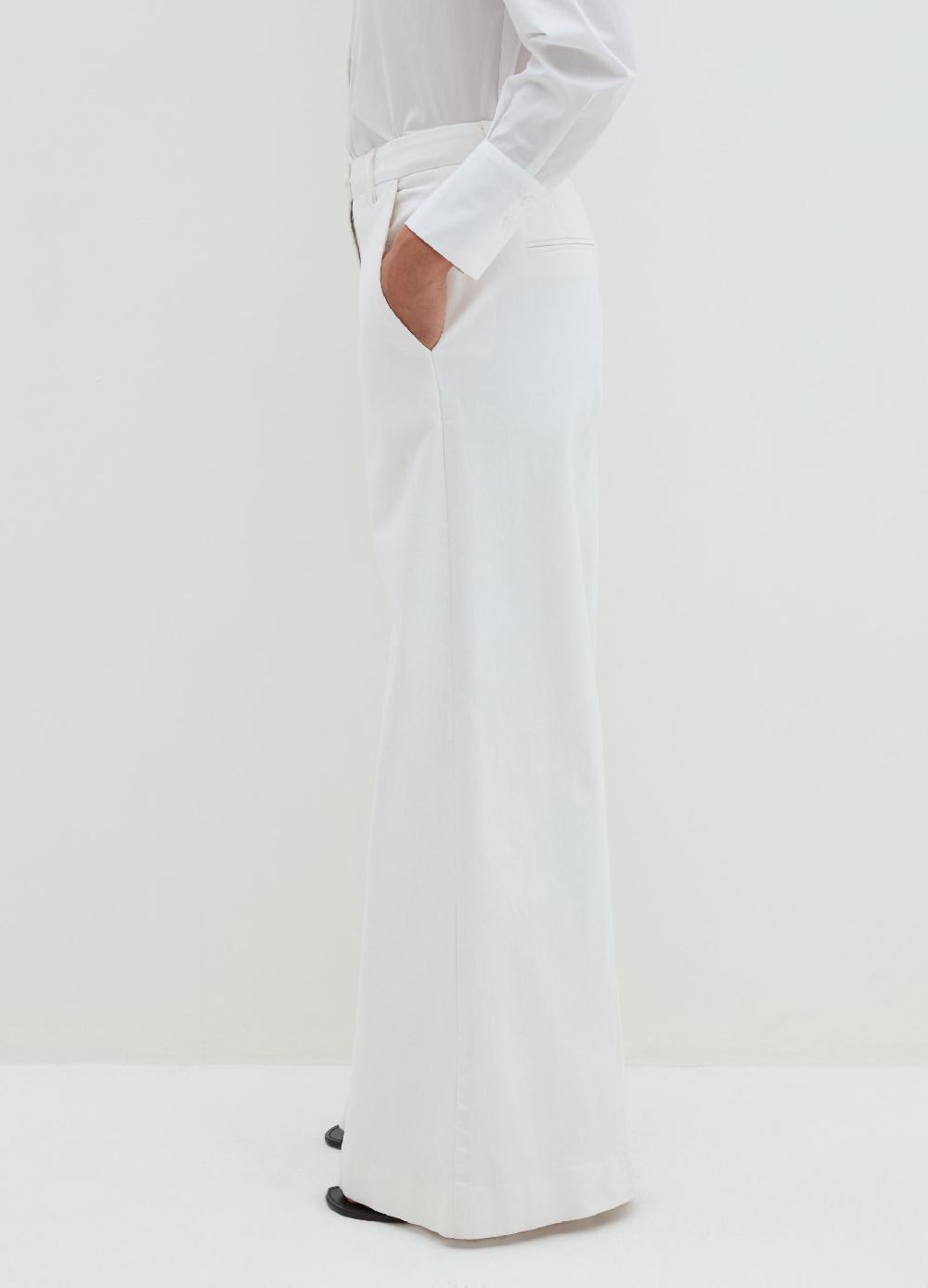 Stefanel Jeans a gamba larga in cotone stretch Vendita Economica