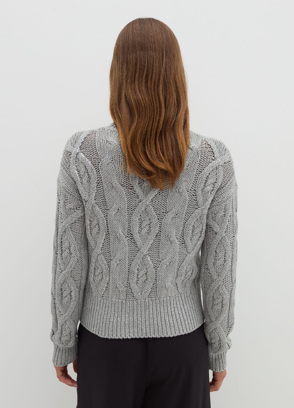 Stefanel Pullover a treccia in misto cotone Vendite Flash