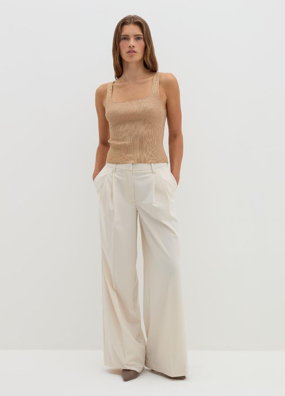 Stefanel Tank top a costine con lurex 2025