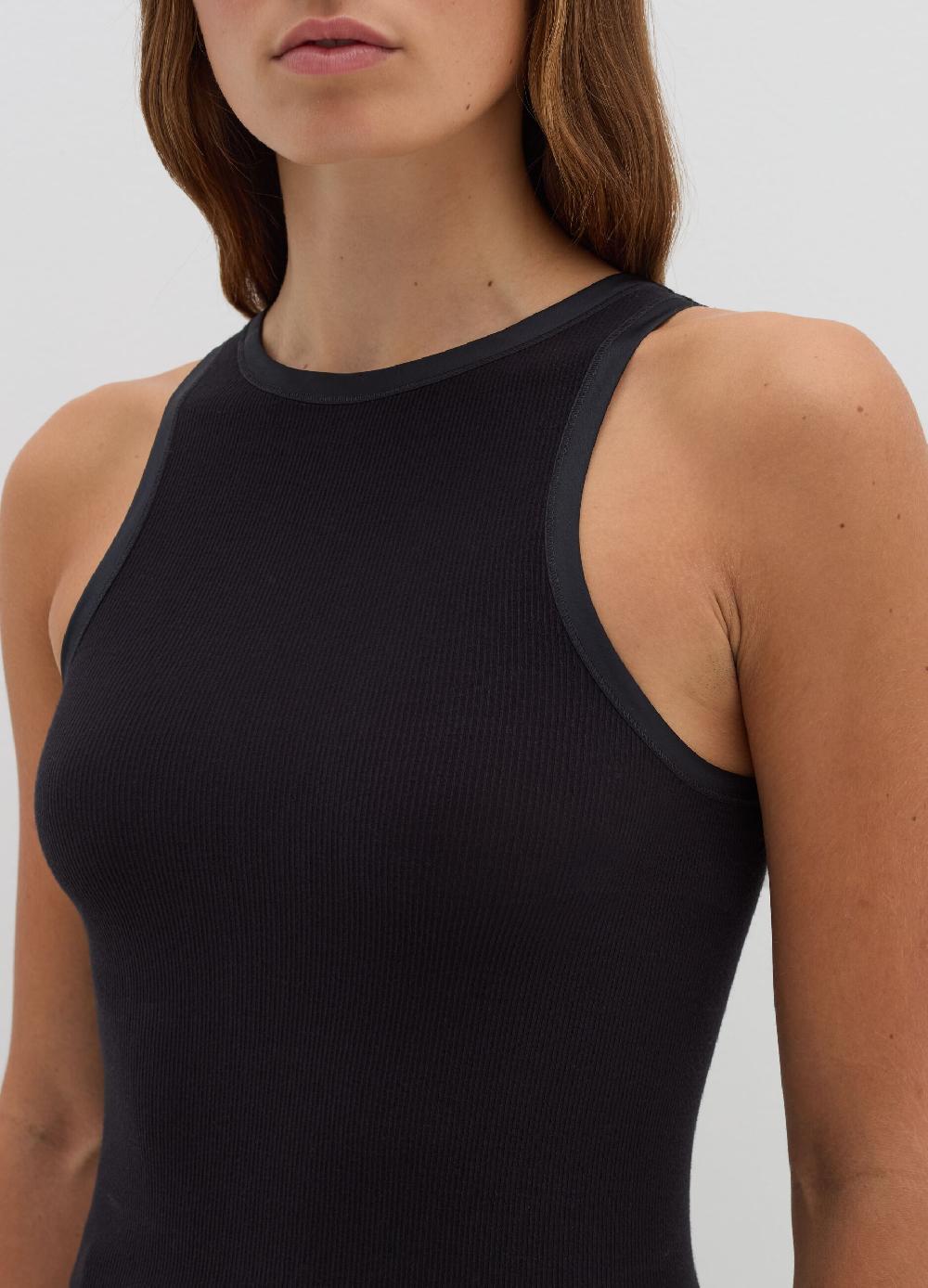 Stefanel Tank top a costine Black Friday Prezzi