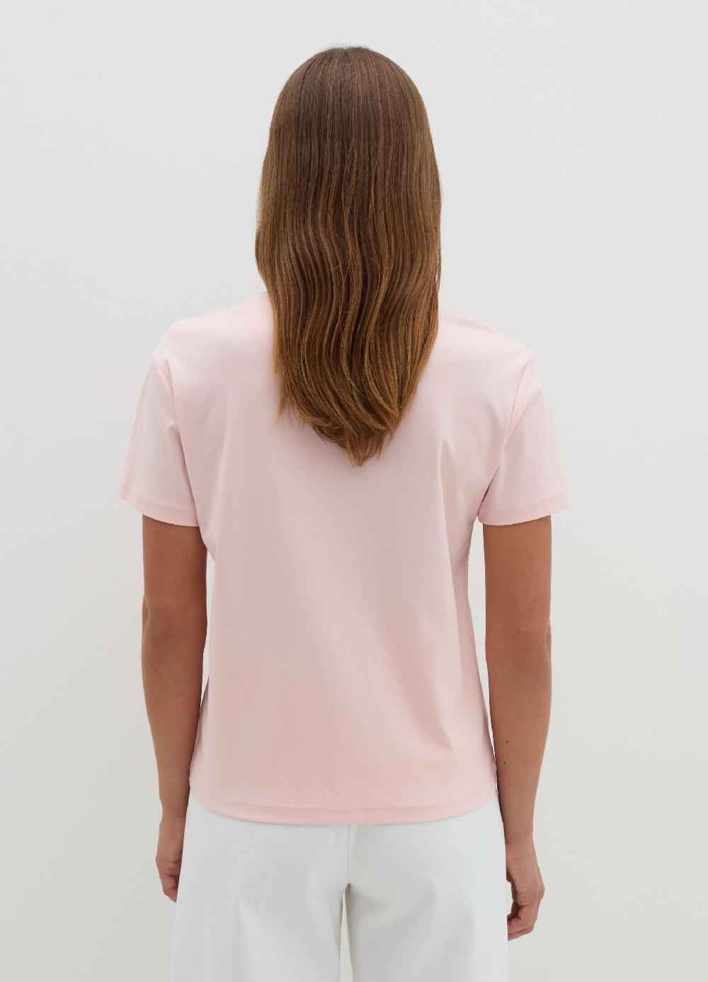 Stefanel T-shirt in jersey con scollo rotondo Italia