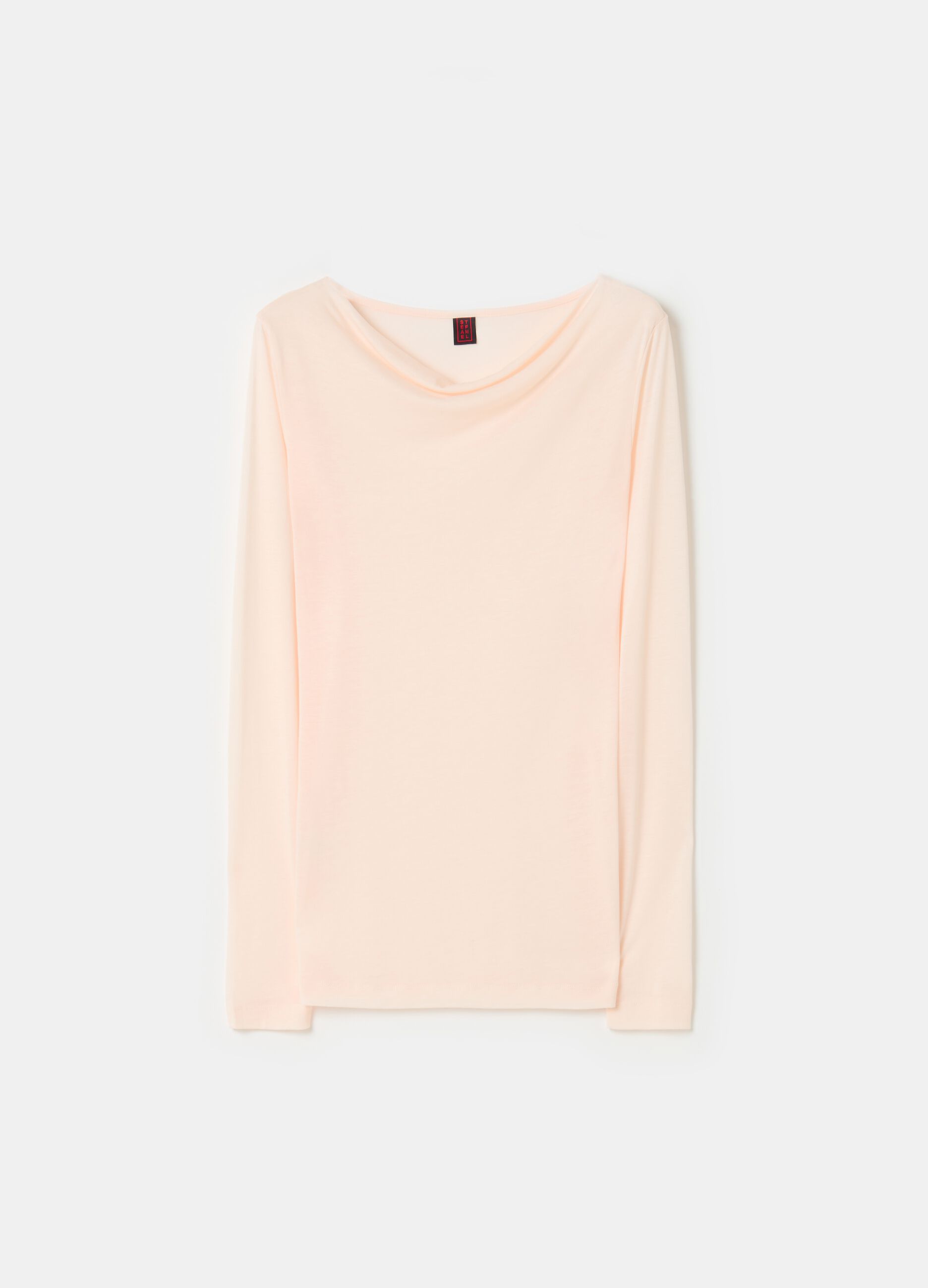 Stefanel T-shirt a maniche lunghe in jersey Spedizione gratuita