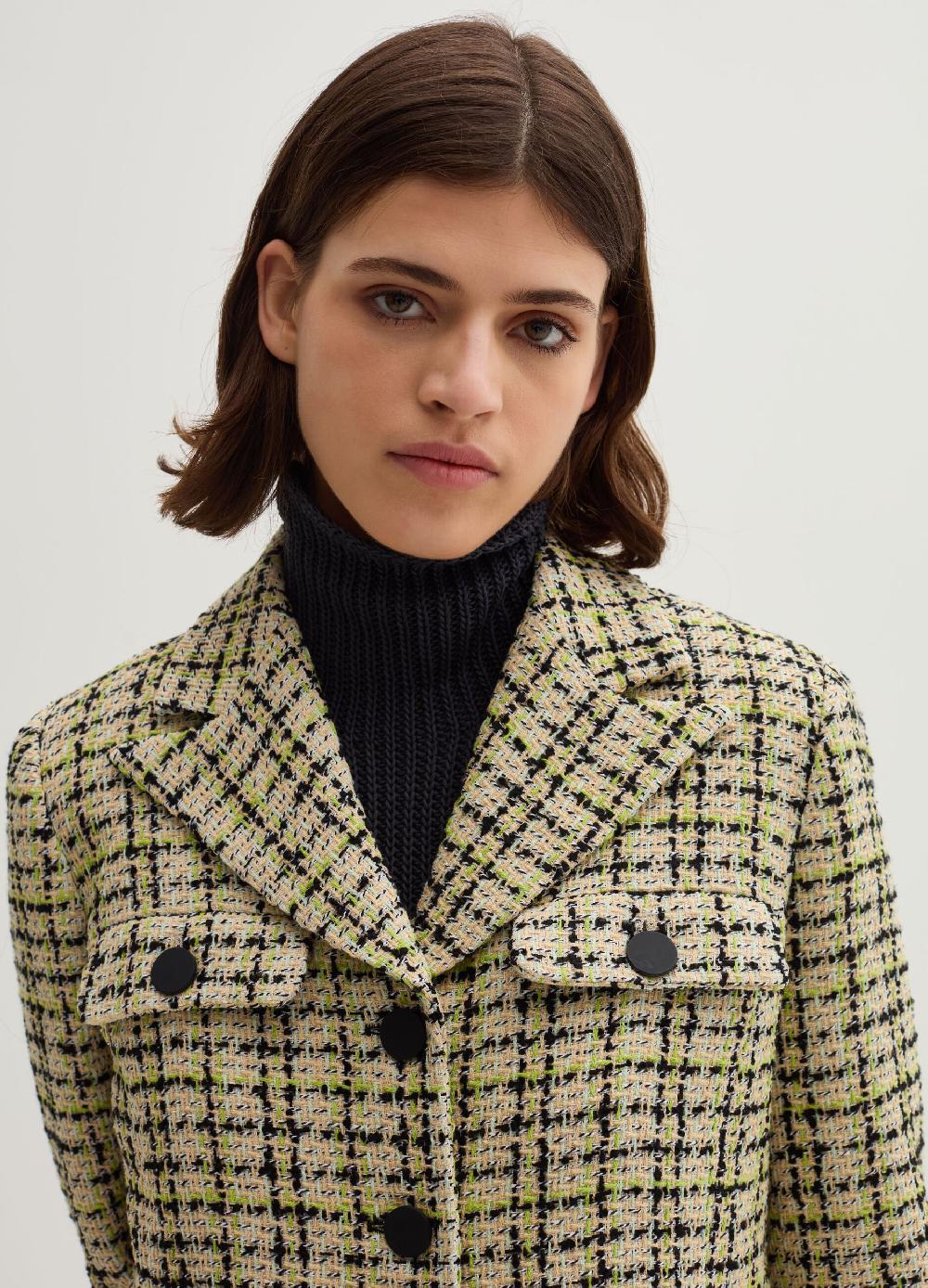 Stefanel Giacca corta in tweed Offerta speciale