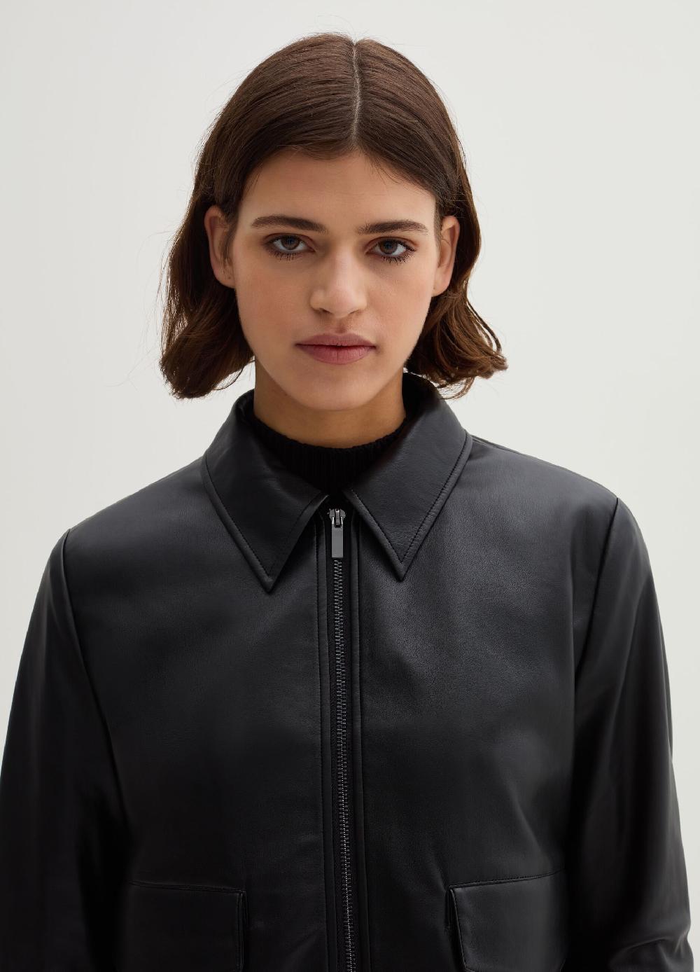 Stefanel Giacca corta effetto lucido con zip Flash Sale