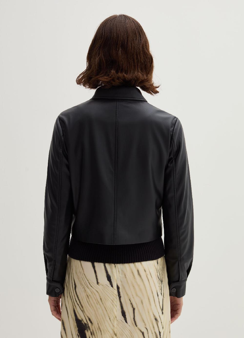 Stefanel Giacca corta effetto lucido con zip Flash Sale