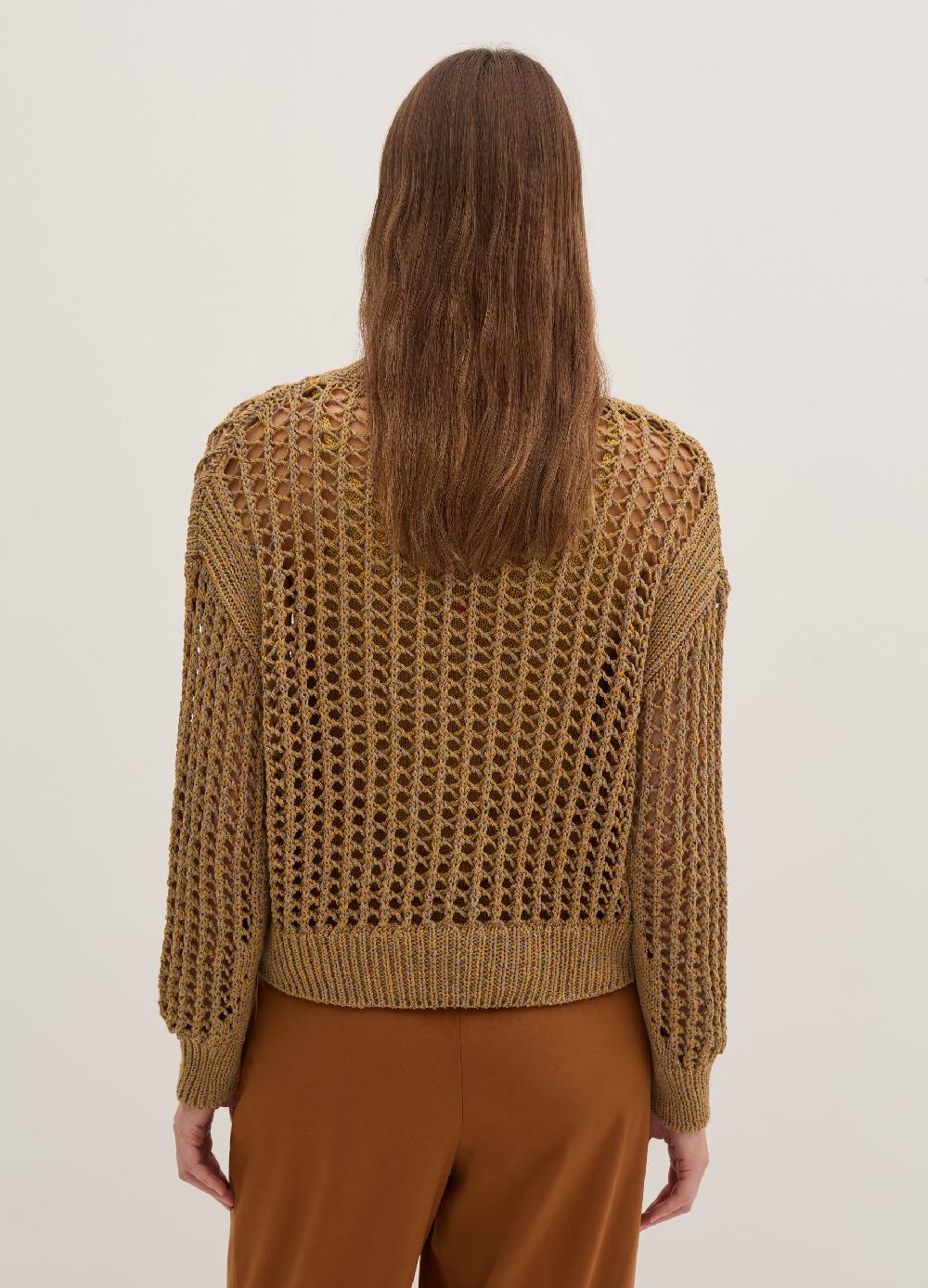 Stefanel Cardigan over trama forata effetto mouline Black Friday
