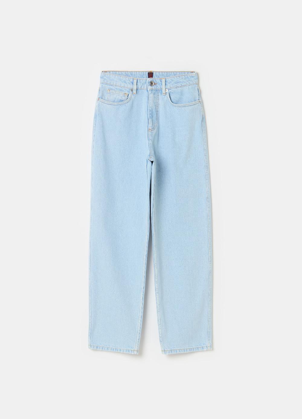 Stefanel Jeans cropped mom fit Vendita calda