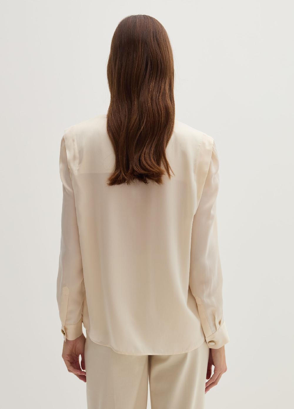 Stefanel Blusa in satin boxy fit Online Outlet