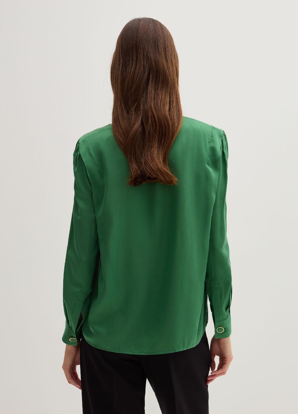 Stefanel Blusa in satin boxy fit Offerta temporanea