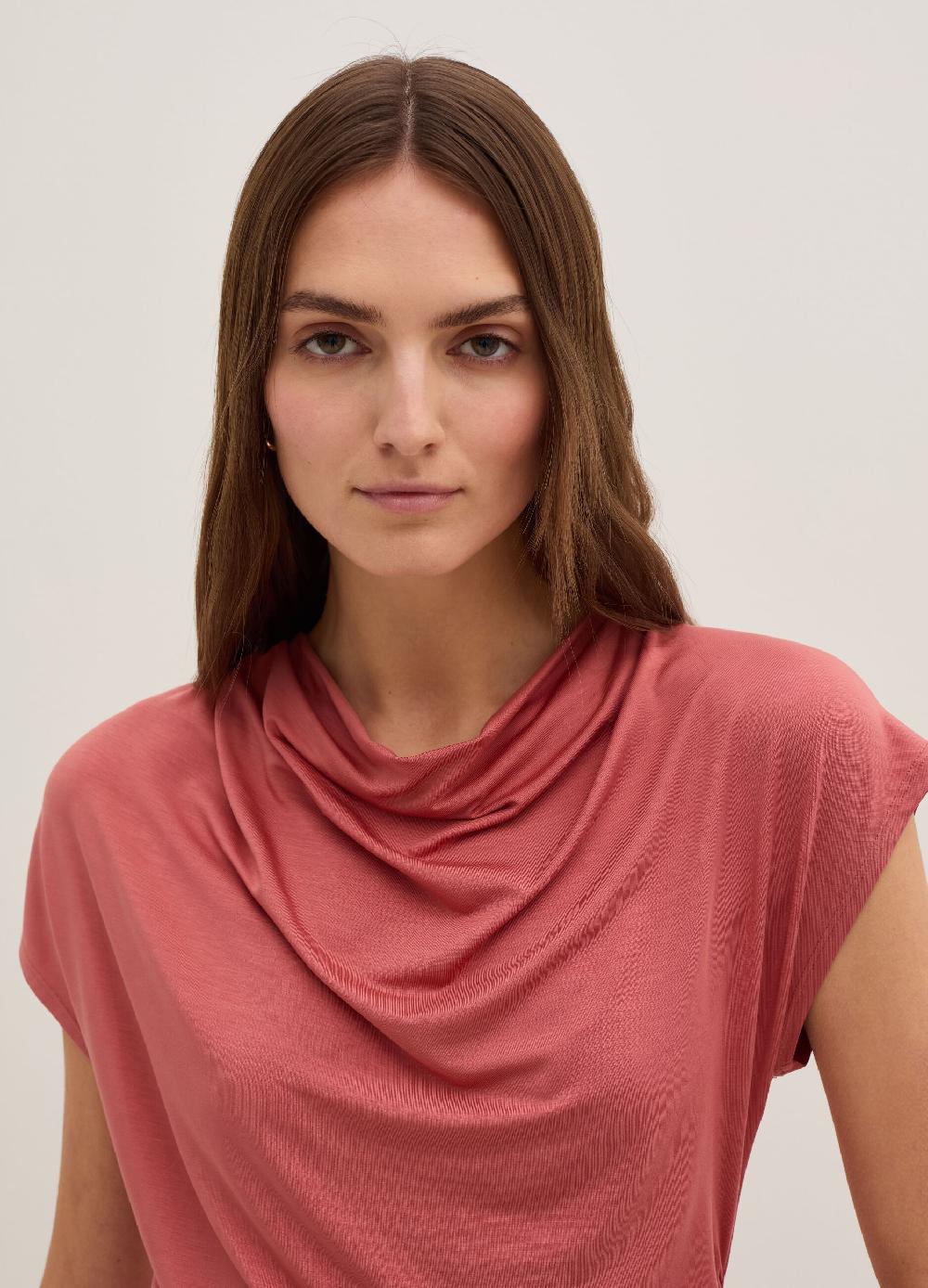 Stefanel Top smanicato scollo con drappeggio Only for today
