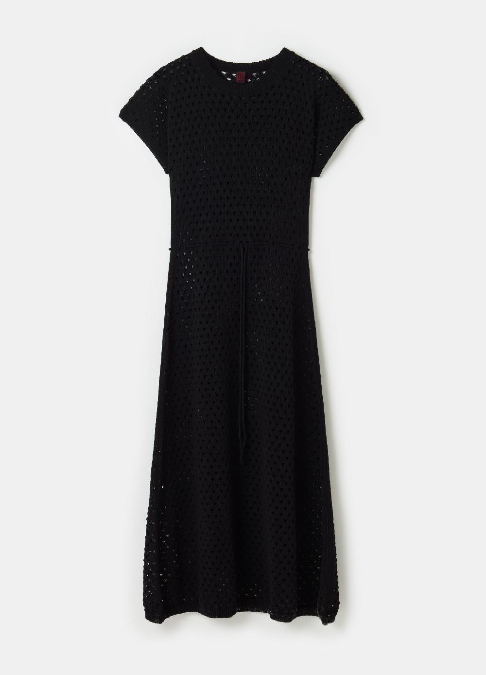 Stefanel Vestito lungo in cordonetto Black Friday Prezzi
