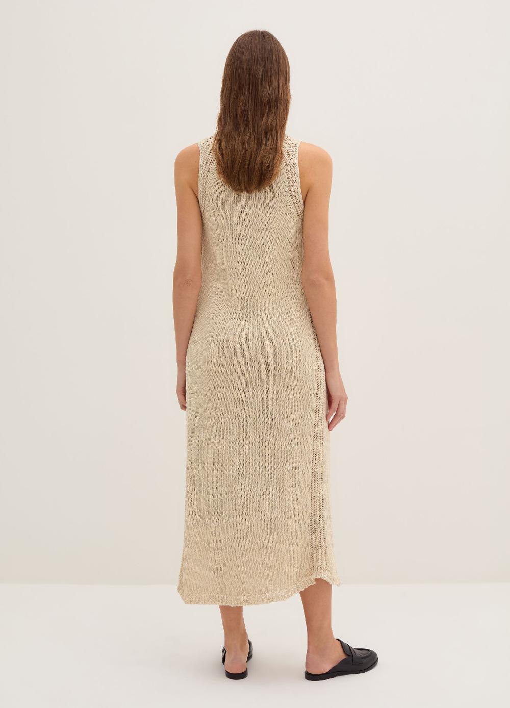 Stefanel Vestito midi con spacco e bottoni Italy