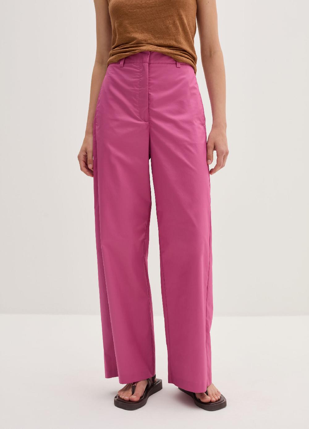 Stefanel Pantalone straight fit a vita alta In Linea