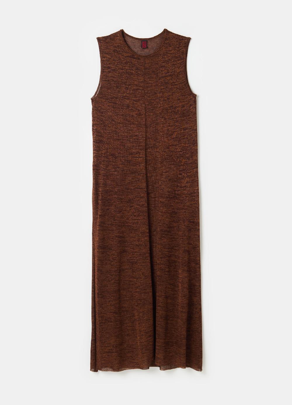 Stefanel Vestito lungo effetto shantung con spacchi Qualità