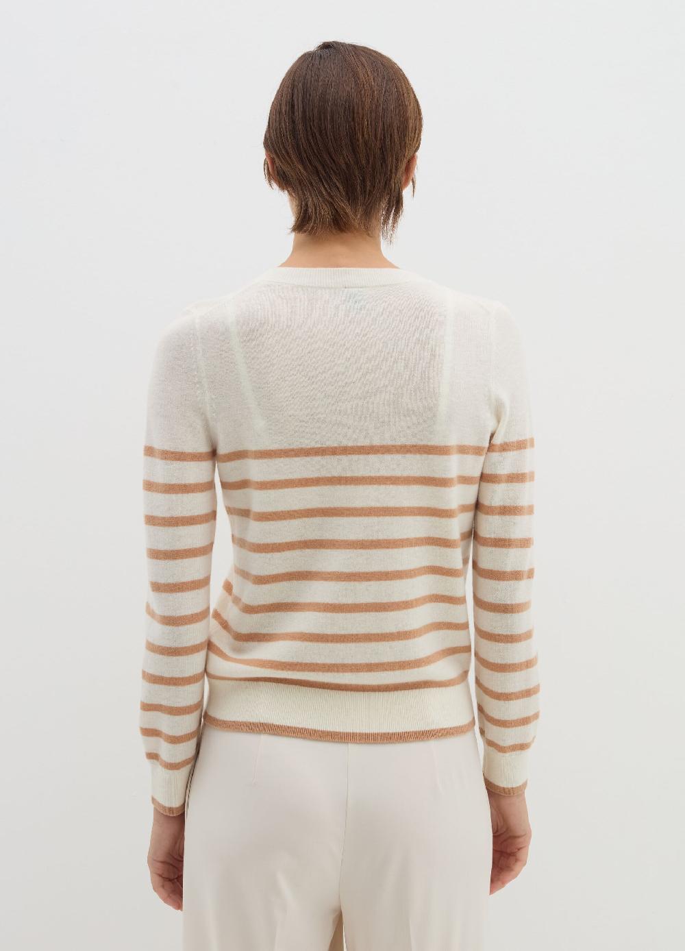Stefanel Pullover a righe in lana cardata Negozi Online