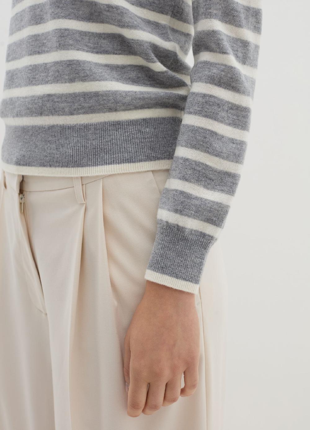 Stefanel Pullover a righe in lana cardata Acquista Ora