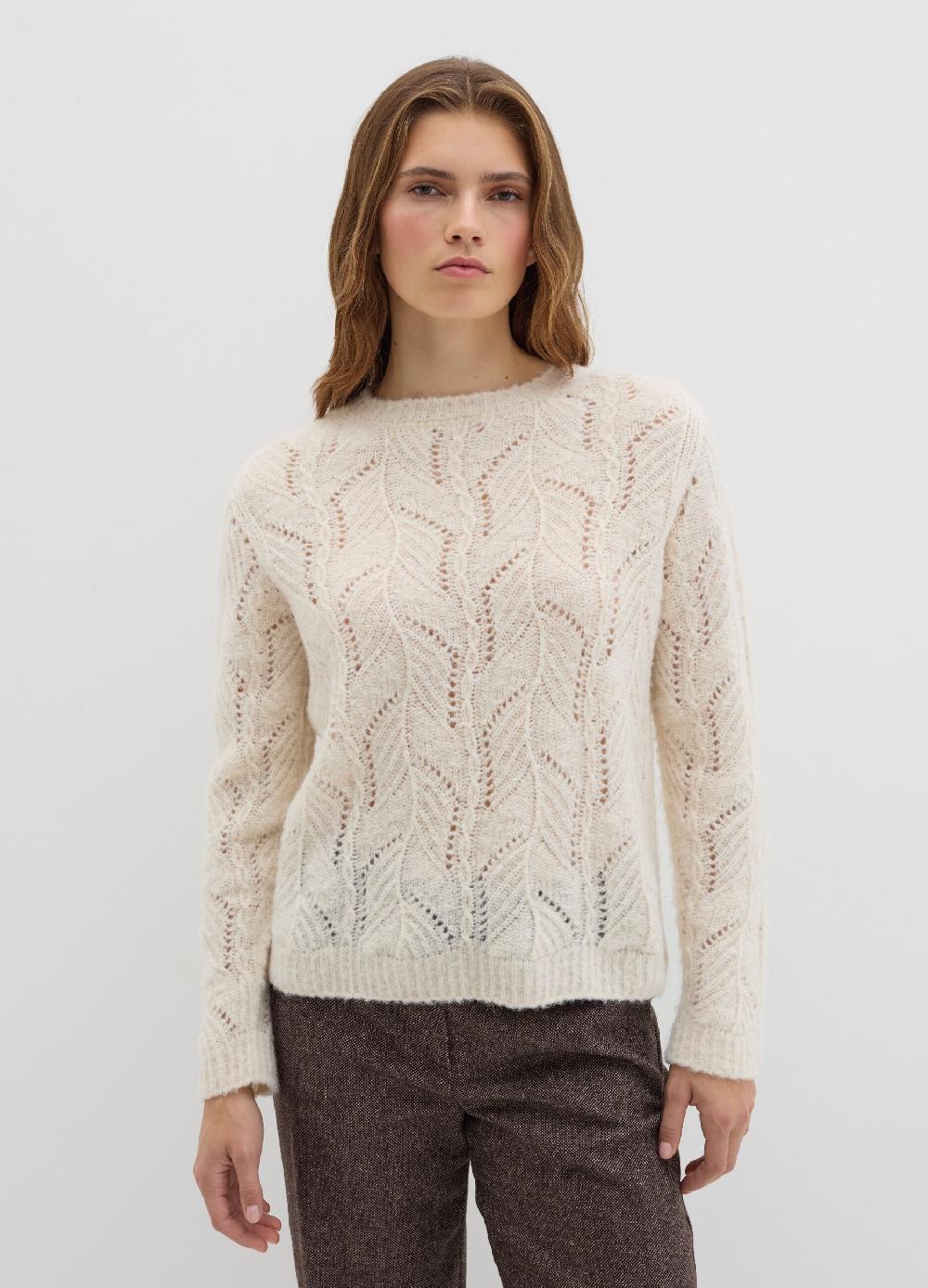 Stefanel Pullover con motivo traforato Shopping Online