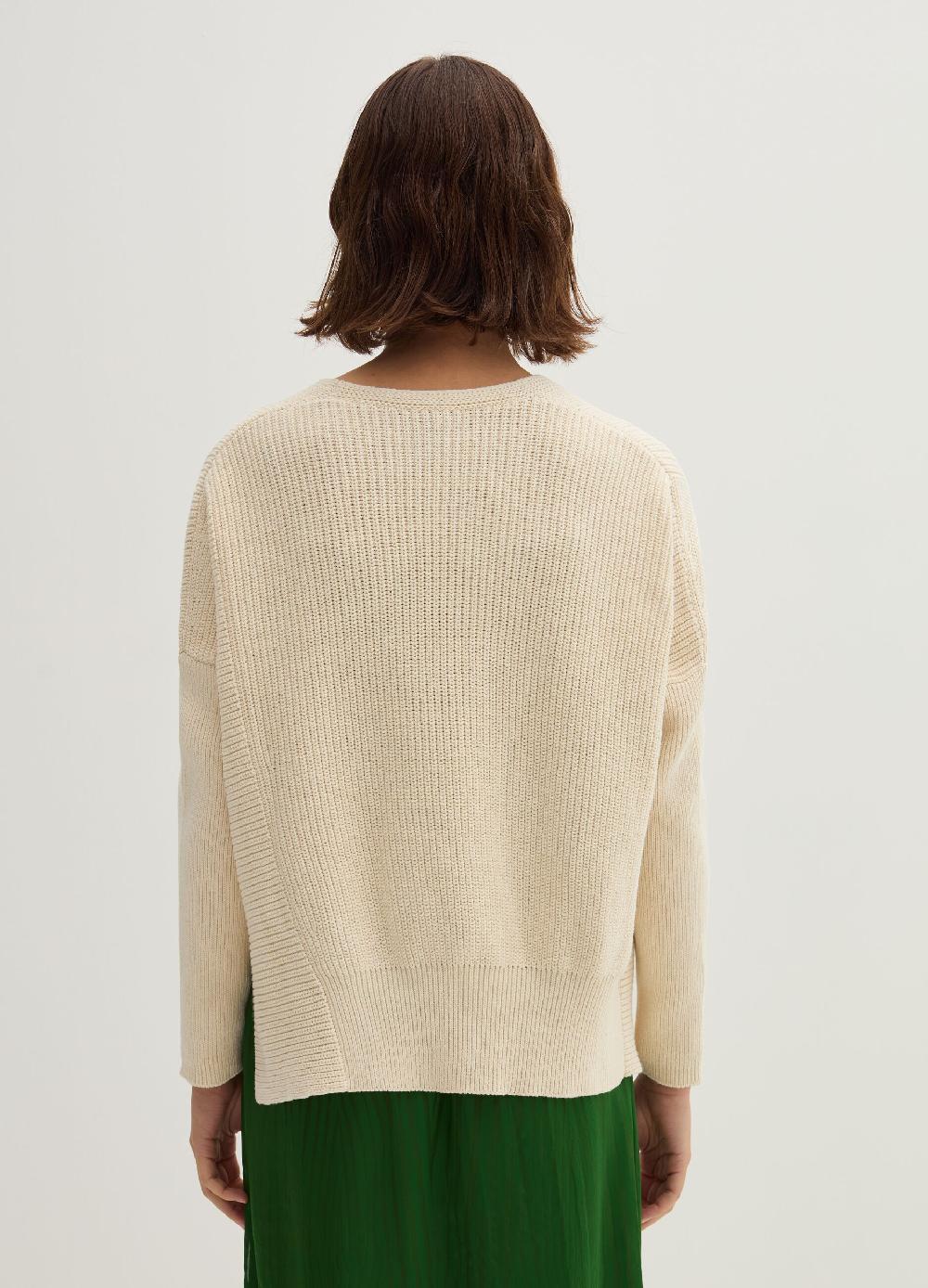 Stefanel Pullover oversize a coste con spacchi Novità