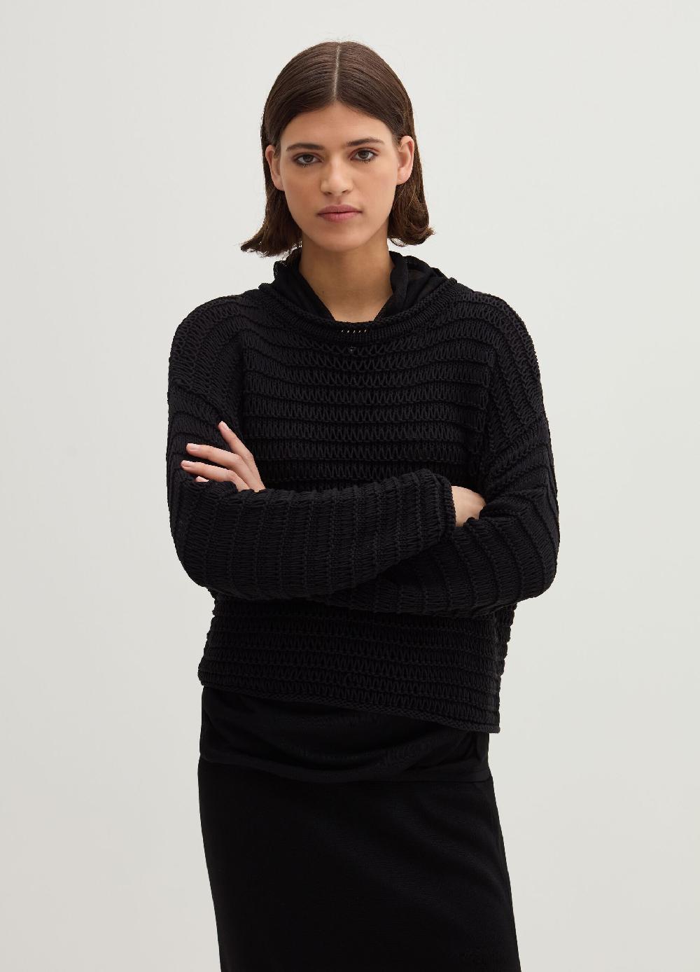 Stefanel Maglia in cordonetto a coste Presa