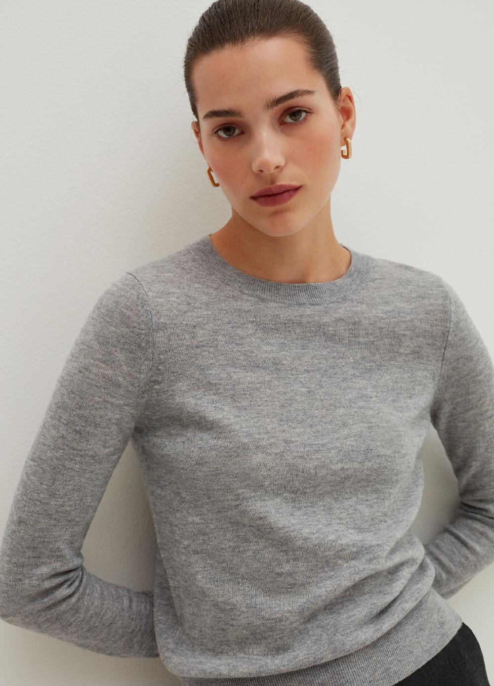 Stefanel Pullover girocollo in lana Outlet
