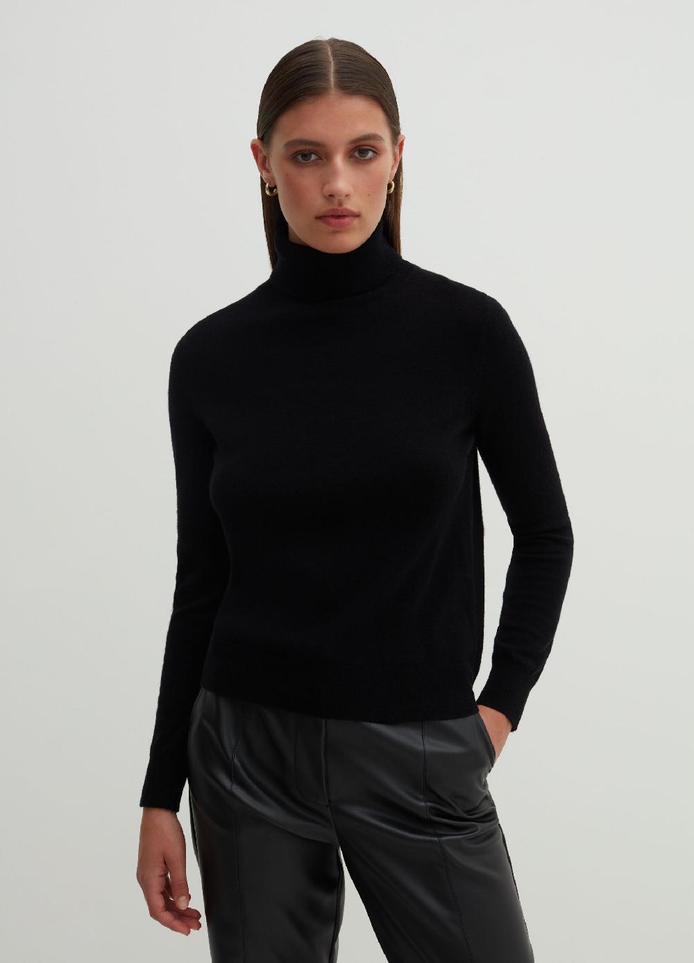 Stefanel Pullover in lana a collo alto In Vendita